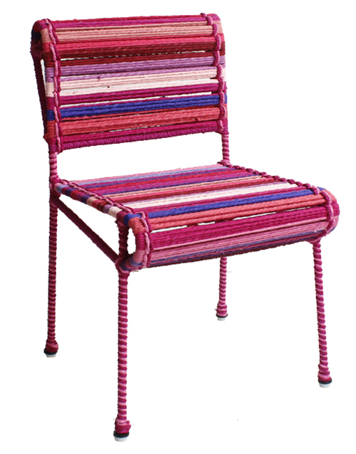 Dragon Chair Katran Collection in Pink by Sahil & Sarthak